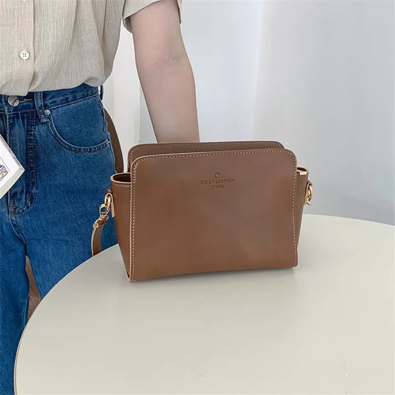 Women's Small Square Crossbody Bag, All-Match Shoulder Bag