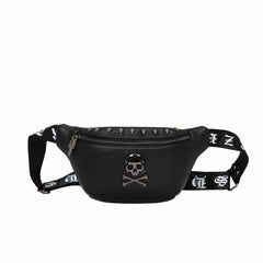 Men's Rock Skull Waist Bag Rivet Belt Fanny Pack