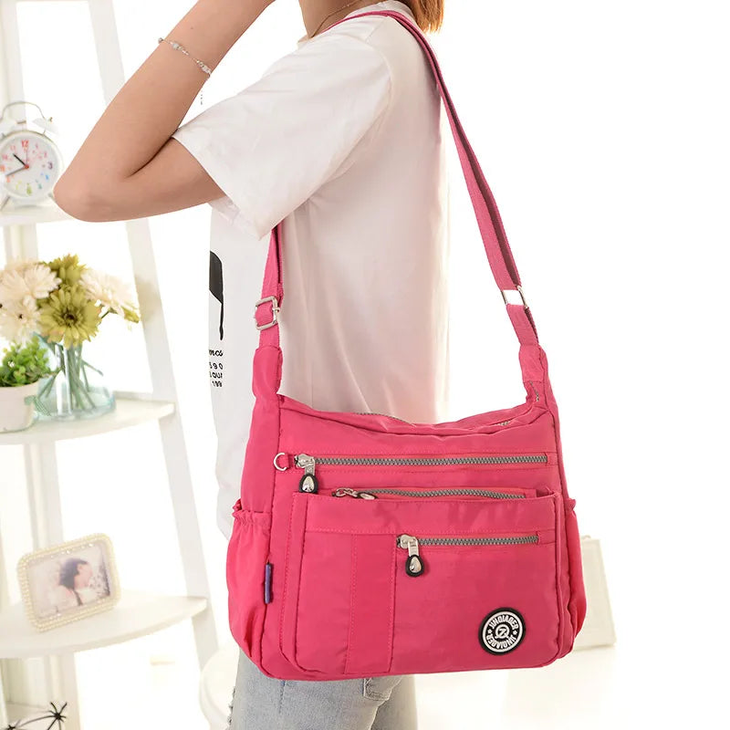 Nylon Crossbody Bags for Women Travel Shoulder Bags