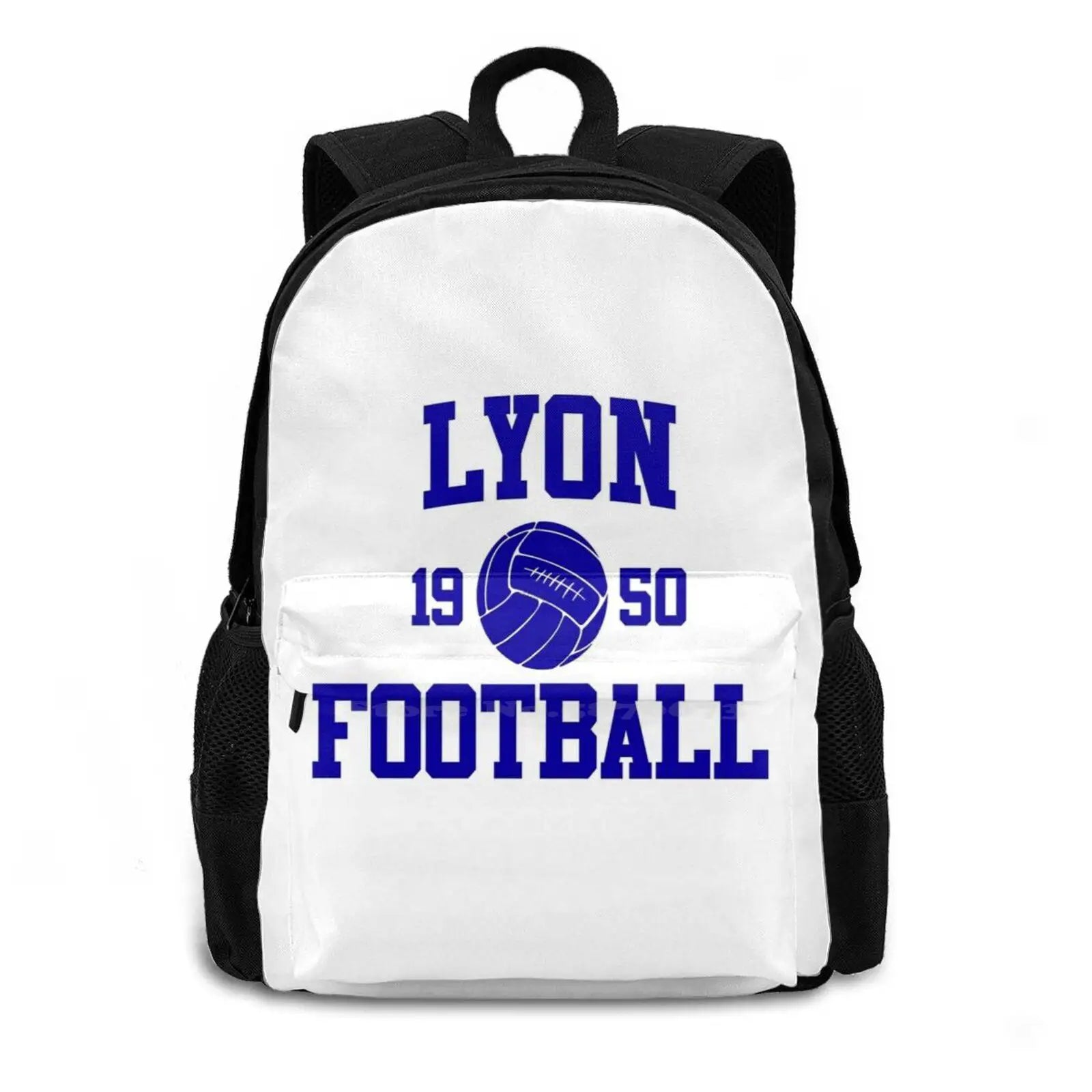 Lyon Athletic College Style Gray Backpack for Men Women
