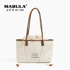 Eco Friendly Reusable Washable Canvas Tote Large Capacity Handbag