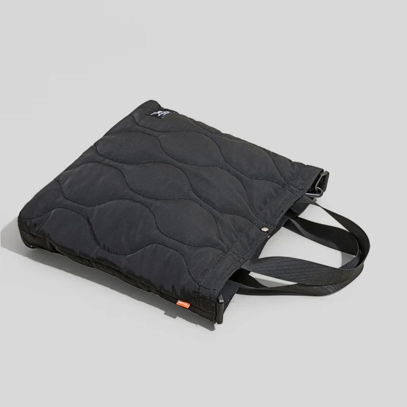 Quilted Women Hobo Tote Handbags Soft Cotton Padded Crossbody Bag