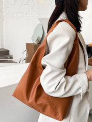 Japanese Style Shoulder Purse for Women Lightweight Top Handle Bag
