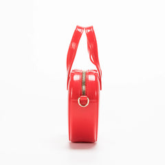 Waterproof Heart Shape PVC Tote Bag Top Handle Handbag