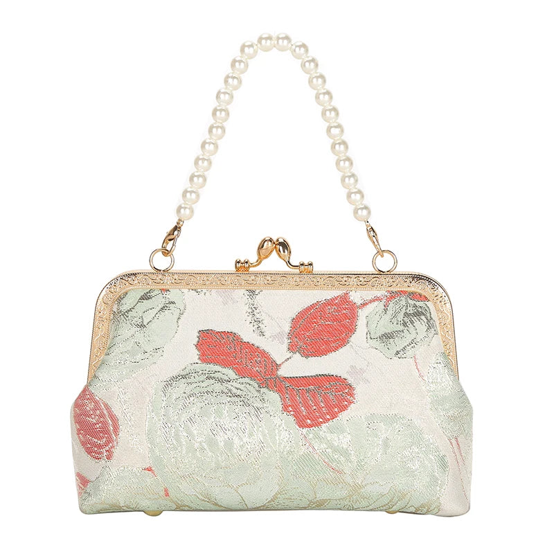 Chinese Style Floral Pattern Evening Bag for Phone