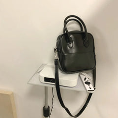 MBTI Style Leather Shoulder Bag for Women - All-match Handbag