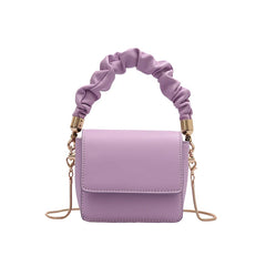 Mini PU Leather Shoulder Bag for Women Chain Hand Bag Female Travel Bags