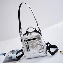 Glitter Backpack Women Shoulder Bag Teenage Girls School Bag