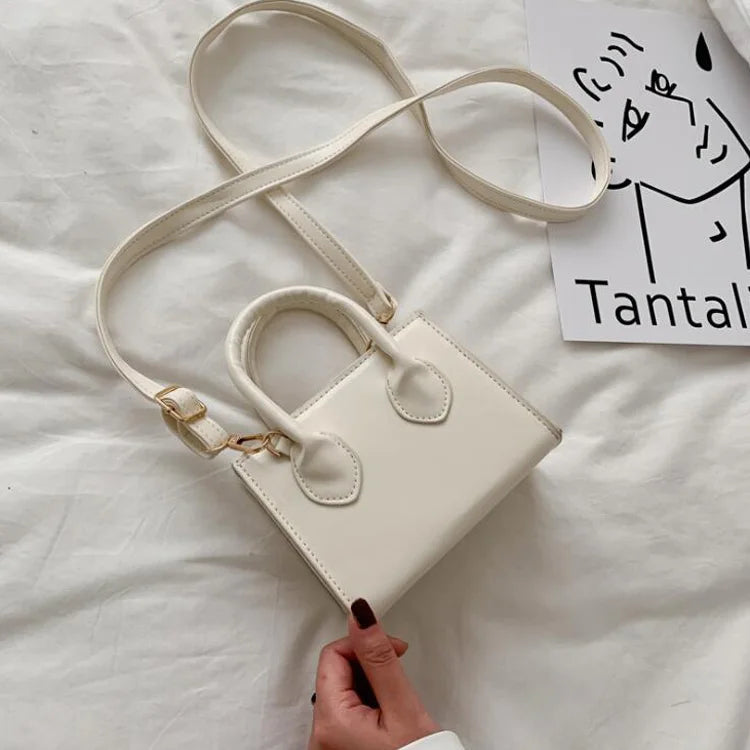 Women Small Square Shoulder Bag Cross Body Purse