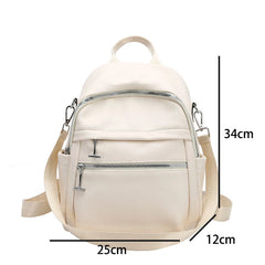 Women Backpack Soft PU Leather Multifunction Travel Bags Large Capacity