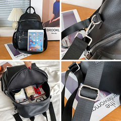 Women Backpack Soft PU Leather Multifunction Travel Bags Large Capacity