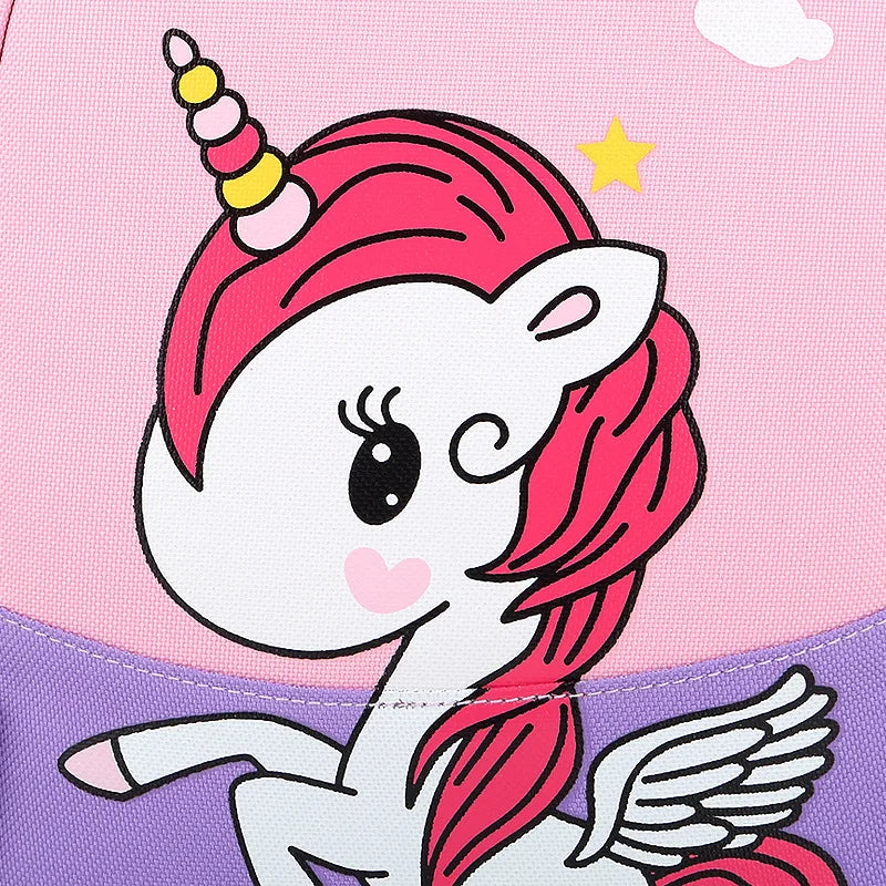 Unicorn Girl Bookbag Schoolbag 6-12 Years Waterproof Kids Backpack