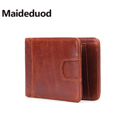 RFID Blocking Bifold Leather Wallet for Men