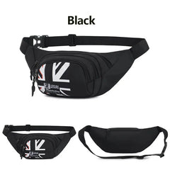 Colorful Fanny Pack Unisex Waist Bag Zipper Pouch Sports Waterproof