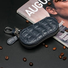 Crocodile Pattern Key Wallet Holder Leather Key Case Key Bag