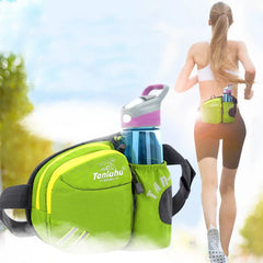 Water Bottle Waist Pack with Reflective - Men's Running Belt