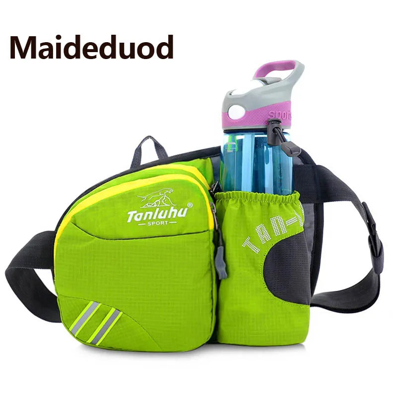 Water Bottle Waist Pack with Reflective - Men's Running Belt