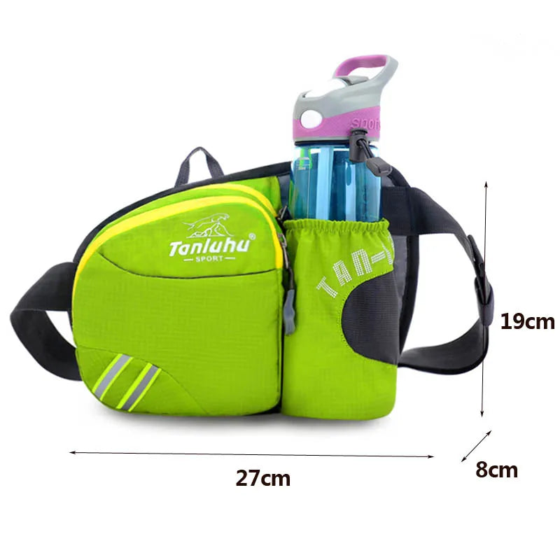 Water Bottle Waist Pack with Reflective - Men's Running Belt