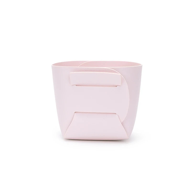Makeup Brush Storage Box PU Bucket Leather Ins Wind Dresser Desktop Dust-Proof L