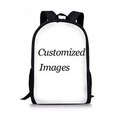 Rock and Roll Music Printing School Backpack for Boys Girls