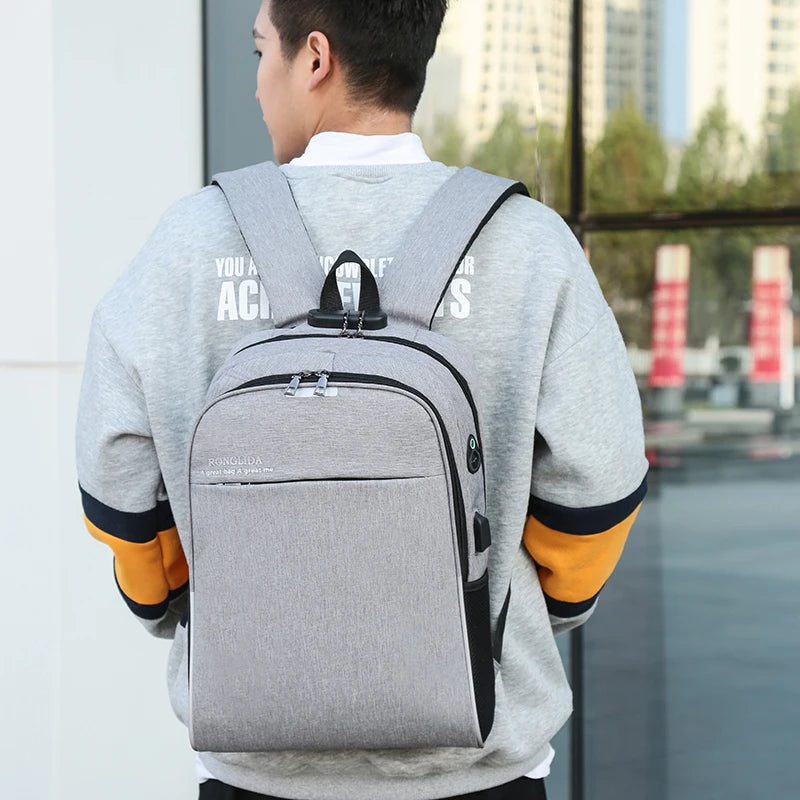 Business Waterproof Travel Bag Anti-theft Laptop Backpack