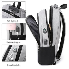 Business Waterproof Travel Bag Anti-theft Laptop Backpack