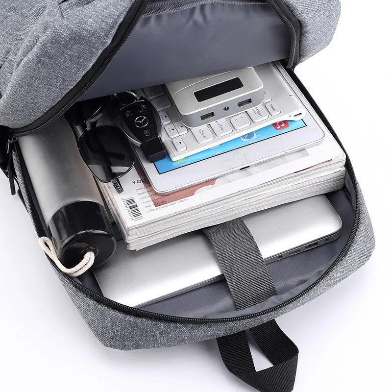 Waterproof Nylon Backpack USB Charing Bagpack for Laptop