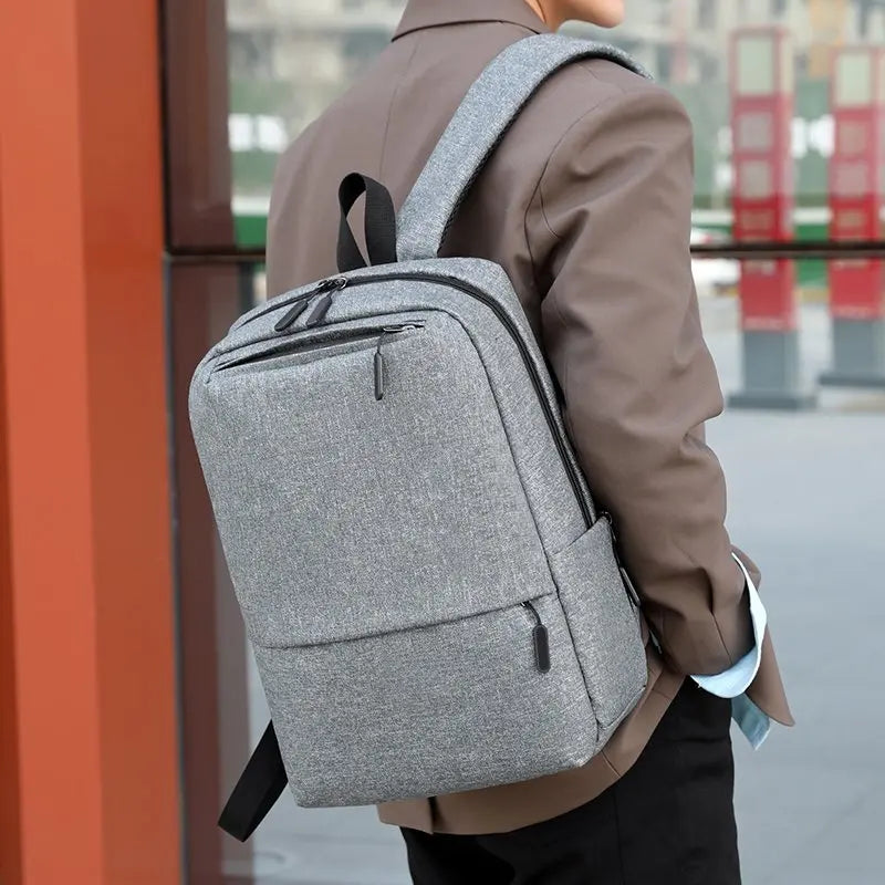 Waterproof Nylon Backpack USB Charing Bagpack for Laptop