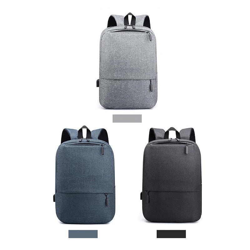 Waterproof Nylon Backpack USB Charing Bagpack for Laptop