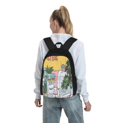Maneki Plants Backpacks Men Women Travel Child Feminina Backpack