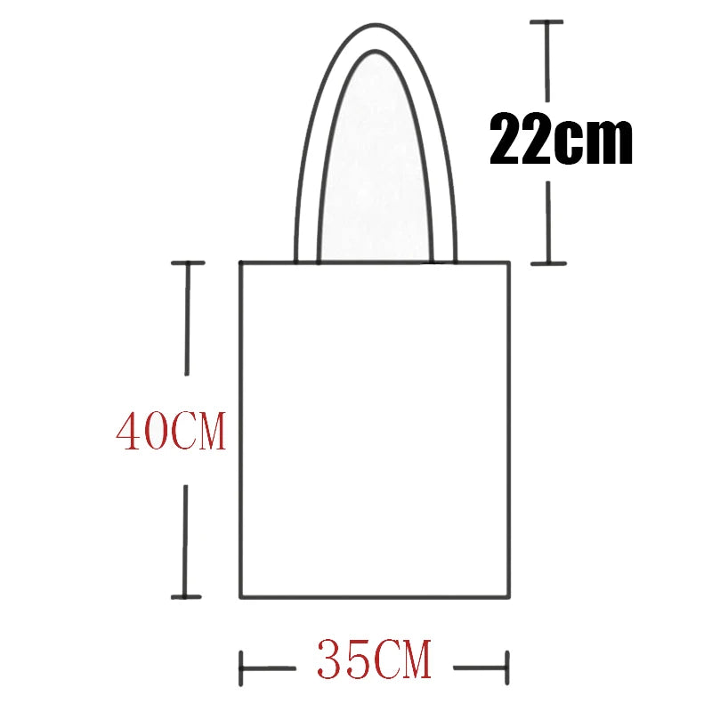 Maneskin Hip Hop Gothic Style Canvas Shopper Bag