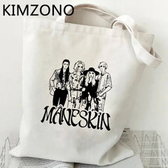 Maneskin shopping bag handbag eco shopper bolsa tote canvas bag tote