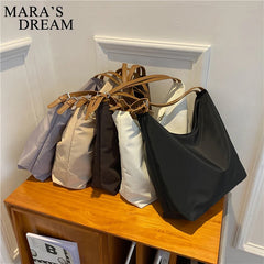 Mara's Drea Oxford Cloth Shoulder Bags Daily Womens Hit Top-handle Bags