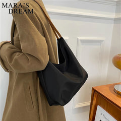 Mara's Drea Oxford Cloth Shoulder Bags Daily Womens Hit Top-handle Bags