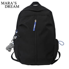 Mara's Dream Solid Backpack Women Laptop Bag Waterproof Large Capacity