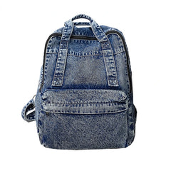Mara's Dream Denim Women Backpack Retro Travel Bagpack Large Capacity