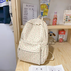 Mara's Dream Floral Backpack Schoolbag Girls Student Waterproof Teenager Travel