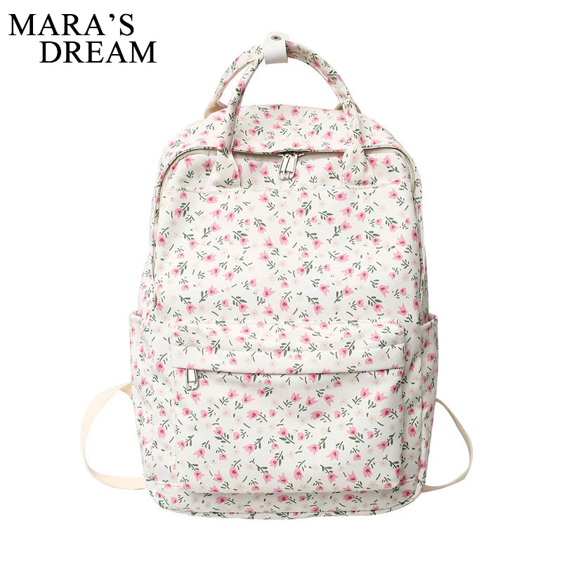 Mara's Dream Floral Backpack Waterproof Travel
