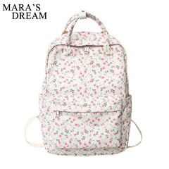 Mara's Dream Floral Backpack Waterproof Travel