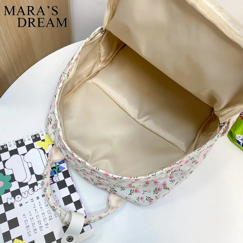 Mara's Dream Floral Backpack Waterproof Travel