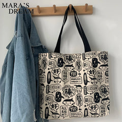 Mara's Dream High Capacity Women's Tote Bag Canvas Shopper Bag