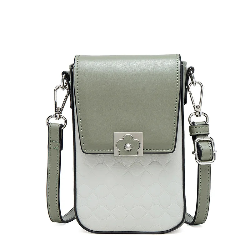 Mara's Dream Ladies Messenger Bag Mini Purses Vertical Flower Buckle