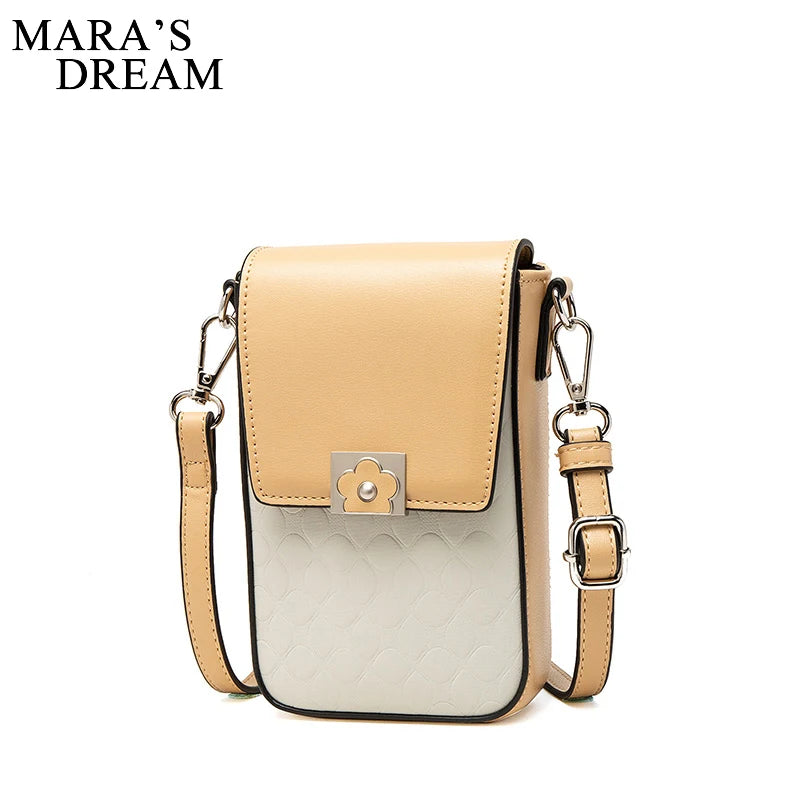 Mara's Dream Ladies Messenger Bag Mini Purses Vertical Flower Buckle