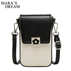 Mara's Dream Ladies Messenger Bag Mini Purses Vertical Flower Buckle