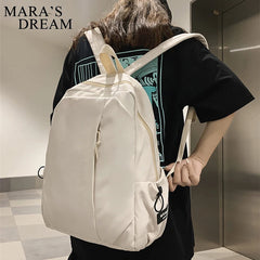 Mara's Dream Women's Backpack Solid Student School Bags Teenager Large Capacity