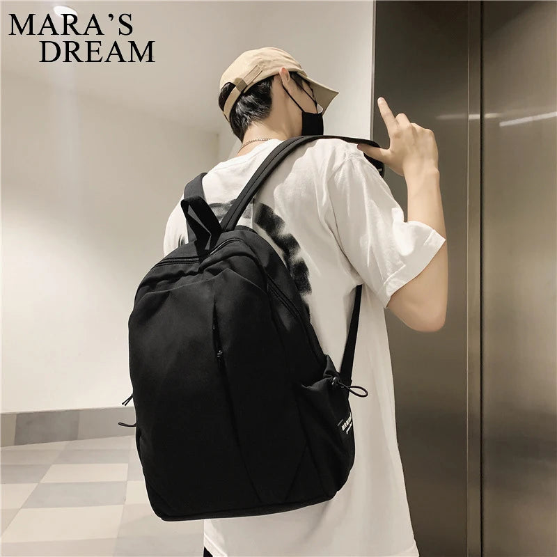 Mara's Dream Women's Backpack Solid Student School Bags Teenager Large Capacity