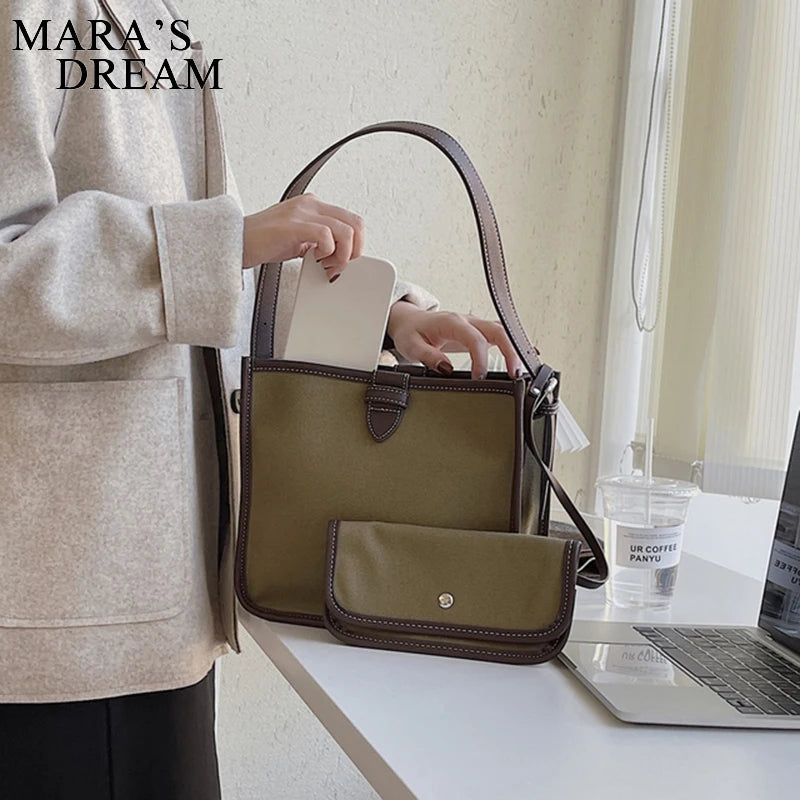 Mara's Dream Women's Casual Canvas Shoulder Bag