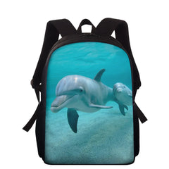 Marine Dolphin Kids School Bags Boys Girls Schoolbag Stylish Kindergarten Bag