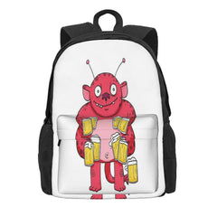Marzen Beer Monster Backpacks Men's Women's Eco Friendly Youth Bags