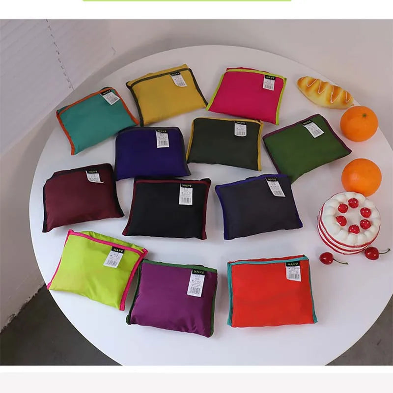 Reusable Drawstring Bag Eco-friendly Tote Foldable Shopping Bag